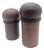 1970s Dansk Teak Wood Salt Shaker & Pepper Mill Designed by Gunnar Cyrén, a Pair For Sale