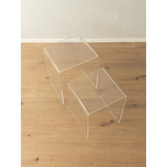 Acrylic Side Table, 1960s For Sale - Image 3 of 6