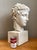 Vintage Plaster Classical Bust of Roman Warrior For Sale - Image 11 of 18