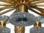 Orrefors, Scandinavian Modern, Brass, Glass, Chandelier, Sweden, 1960s For Sale - Image 9 of 10