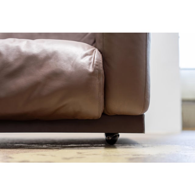 1960s Vintage Leather Sofa by Cini Boeri for Knoll International, 1960s For Sale - Image 5 of 13
