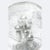 Glass Large Table or Floor Lamp in Chrome with Smoked Bubble Glass Globe from Doria Leuchten, 1970s For Sale - Image 7 of 8