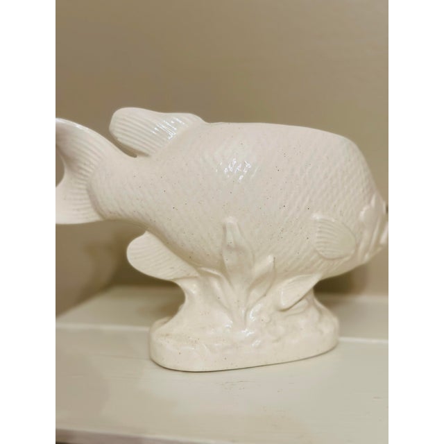 Vintage Ceramic Fish Planter For Sale In Charleston - Image 6 of 9