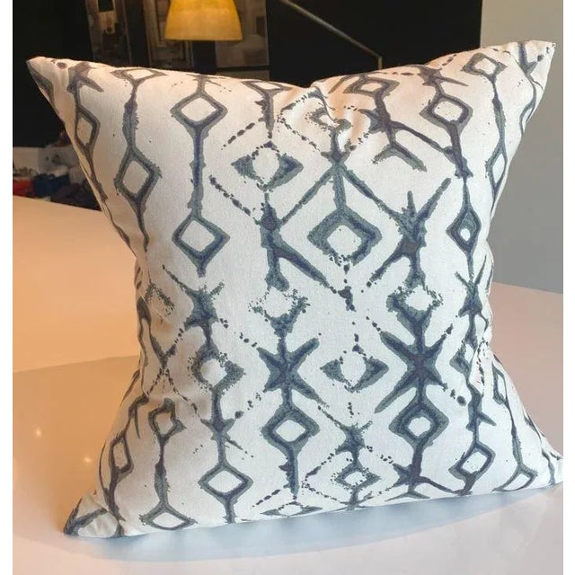 Modern Printed Abstract Pattern Pillow Cover For Sale - Image 3 of 3