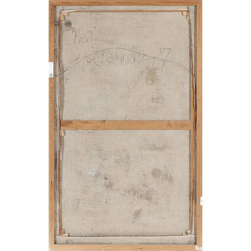 Contemporary Lise Malinovsky, Mer, 1987, Oil on Canvas For Sale - Image 3 of 4