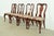 Queen Anne Baker Furniture Style Queen Anne Solid Cherry Wood Dining Chairs, Set of Four For Sale - Image 3 of 12