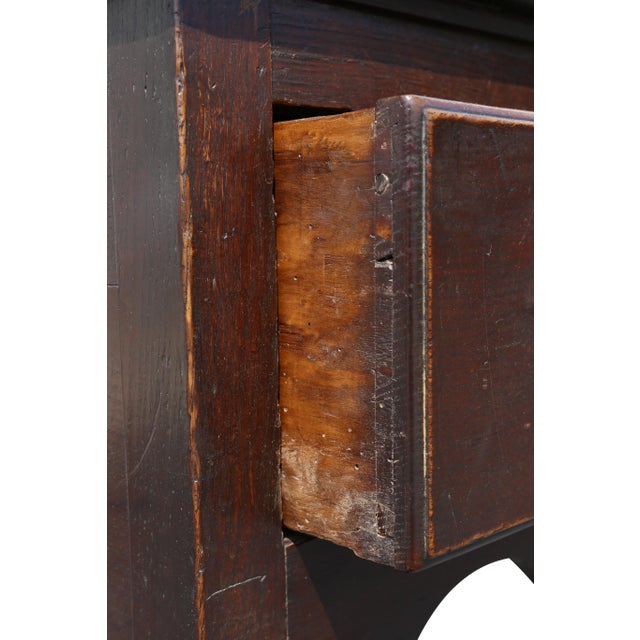 Wood George II Oak Dresser Base For Sale - Image 7 of 12