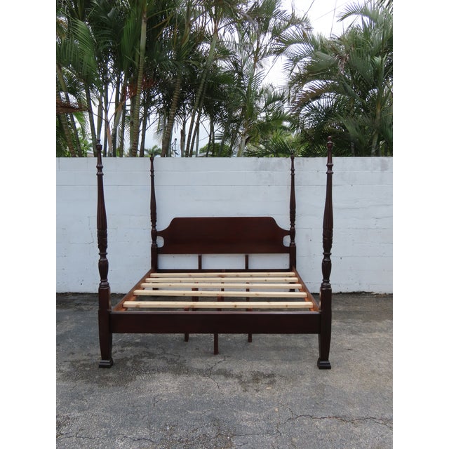 This beautiful King Size Bed is made out of wood, solid wood, solid mahogany, and veneer. The Bed has a Traditional...