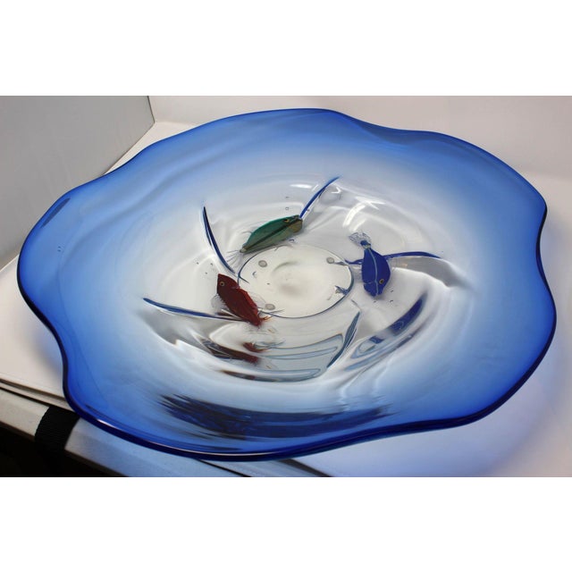 Glass Aquarium Centerpiece by Pino Signoretto For Sale - Image 7 of 8