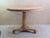 Early 19th Century Small Antique English Palladian Style Round Bleached Table, 1835 For Sale - Image 5 of 9