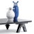 Contemporary Black Multileg Black Low Table by Jaime Hayon for BD Barcelona For Sale - Image 3 of 7