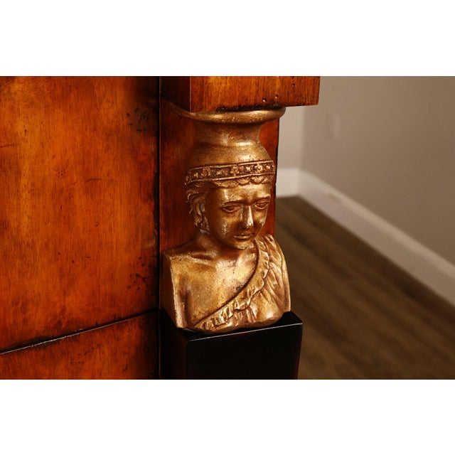Lineage Home Furnishings Empire Style Tall Chest Of Drawers For Sale - Image 10 of 18