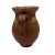 This antique one-handle terra cotta vessel from Hungary is a wonderful addition to any Farmhouse decor. The rustic pottery...