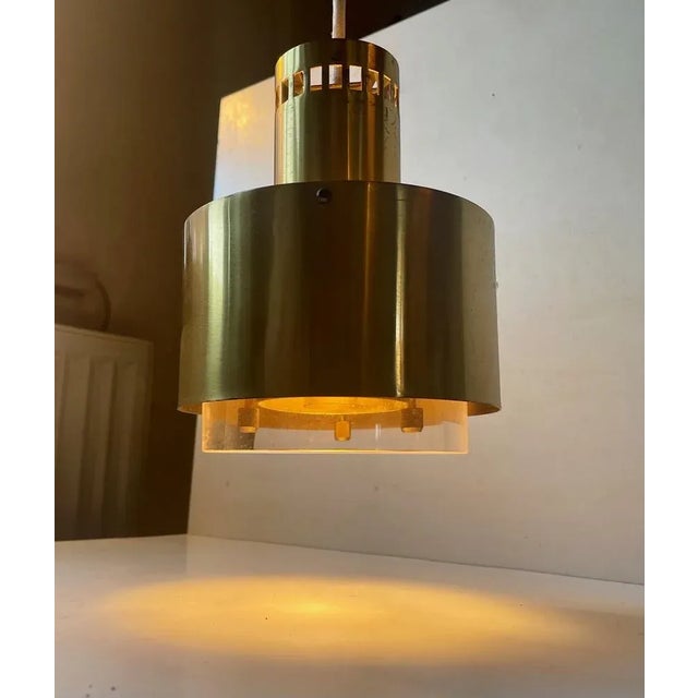 Mid-Century Nautical Princess Margrethe Pendant Lamp by Kay Kørbing for Lyfa, 1960s For Sale - Image 8 of 10