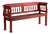 Antique Painted Pine Bench with Turned Back, Central Europe, 1900 For Sale