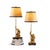 Stone Jamaica Monkey Accent Lamp with Raffia Shade, Set of 2 For Sale - Image 7 of 7