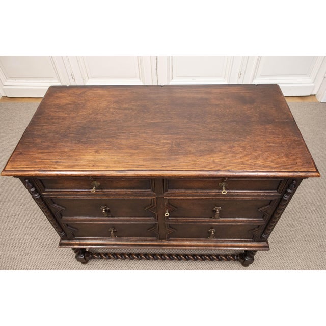 Wood Spanish Renaissance Revival Cupboard in Oak, 1920s For Sale - Image 7 of 12