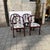Wood Art Deco Chairs in Upholstered in Euphoria Cubista from Misia Paris, France, 1970s, Set of 4 For Sale - Image 7 of 18