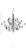From Arteluce circa 1958 designed by Gino Sarfatti. A cylindrical shape plated metal chandelier. The central stem has...