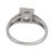 1930s Art Deco Gia 1.35 Carat Old Mine Cut Diamond Platinum Engagement Ring, Size 5 For Sale In Los Angeles - Image 6 of 8