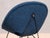 Kosmos Lounge Chair in Teal Pierre Frey Bouclé by Augusto Bozzi for Saporiti, 1950s For Sale - Image 13 of 16