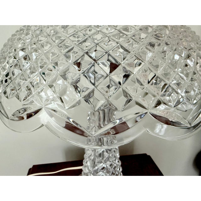 Hollywood Regency Late 20th Century Waterford Crystal Achill Table Lamp For Sale - Image 3 of 9