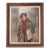 City Newsboy in Winter Oil on Canvas Framed For Sale