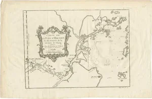 Antique Map of the Mouth of the Yangtze River China by J. N. Bellin, 1764