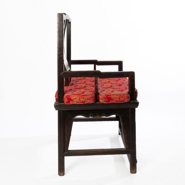 Late 19th Century Antique Chinese Armchair For Sale - Image 11 of 12