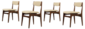 Modern Scandinavian Dining Chairs, 1960s, Set of 4
