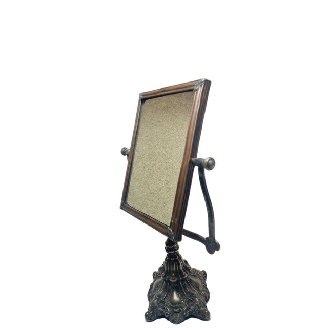 Mirror produced between 1850-1875 in Warsaw by Norblin. It was made of plated brass and copper. It is preserved in good...
