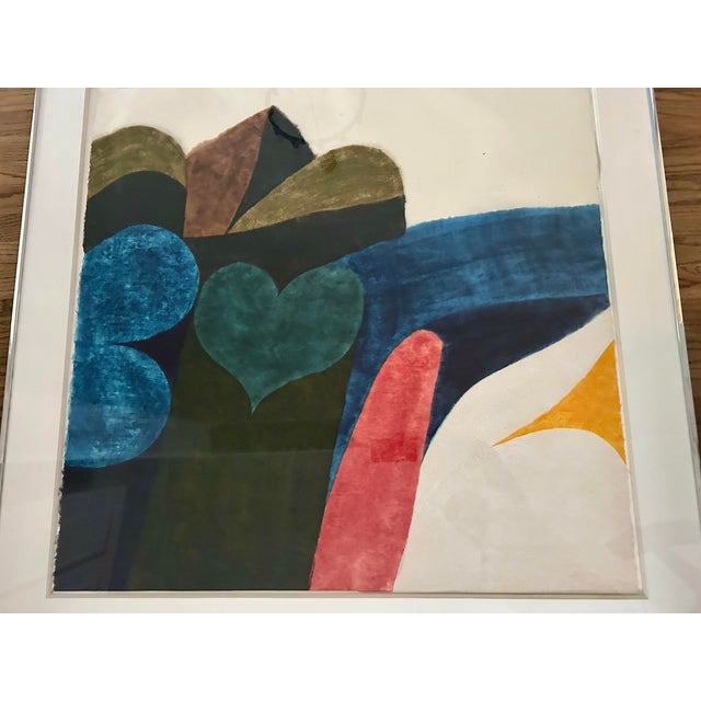 1970s Original Signed Carol Summers "Big Sur" Woodcut Framed For Sale In Denver - Image 6 of 12