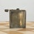 Antique Silver Plated Curved Whiskey Pocket Flask With Patina, Meriden Brittania Co, #1314 For Sale - Image 10 of 14