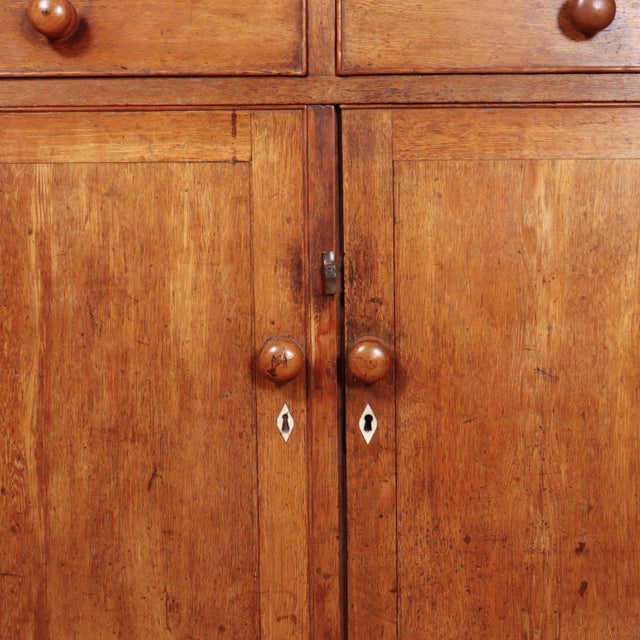 Brown Welsh Display Kitchen Cabinet For Sale - Image 8 of 11