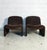 Brown Velvet Alky Lounge Chairs by G.Piretti for A.Castelli, 1970s, Set of 2 For Sale - Image 8 of 16