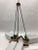 1950s Italian Mid-Century Modern Stilux Teak Brass and Metal Chandelier For Sale - Image 10 of 13