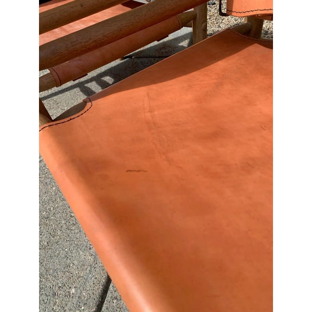 2010s Leather Occasional Chairs - Pair For Sale - Image 5 of 10