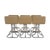 Metal 1970s Set of 6 Tubular Chrome Swivel Barstools For Sale - Image 7 of 10