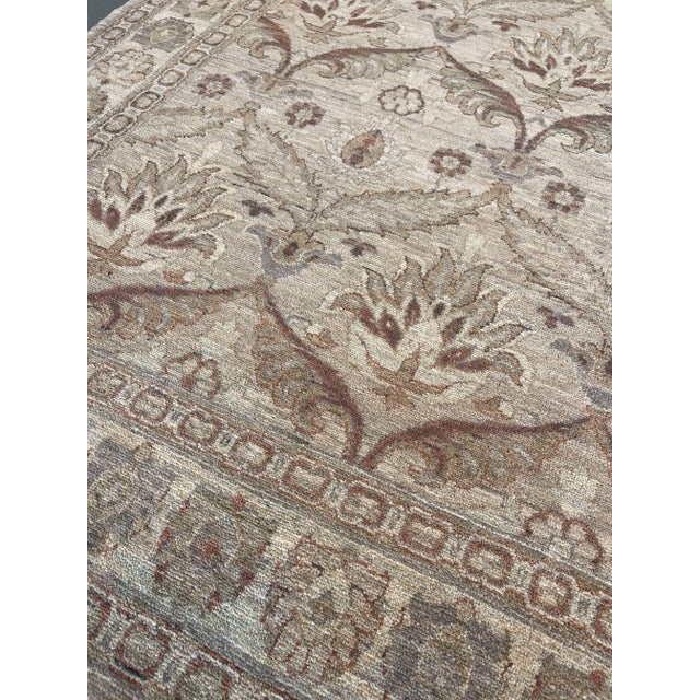 MANSOUR Transitional Mansour Handwoven Agra Rug - 8'2" X 9'4" For Sale - Image 4 of 7