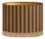 Palais Lampshade Jackie Chocolate & Raffia For Sale