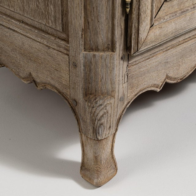 Wood 19th Century French Provincial Brown Wood China & Display Cabinets For Sale - Image 7 of 15