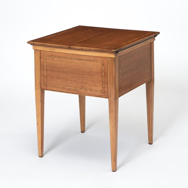 English English Walnut and Mahogany Drinks Cabinet With Fitted Tantalus Bar, Circa 1920 For Sale - Image 3 of 10
