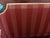 Antique Late Regency William IV Mahogany Settee in Clarence House Wool Stripe For Sale - Image 13 of 13