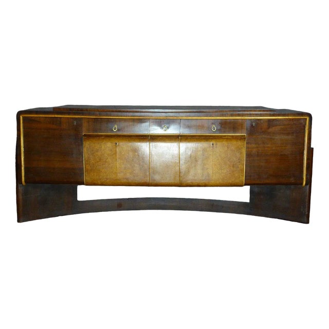 Grand Buffet in Elm by Osvaldo Borsani For Sale