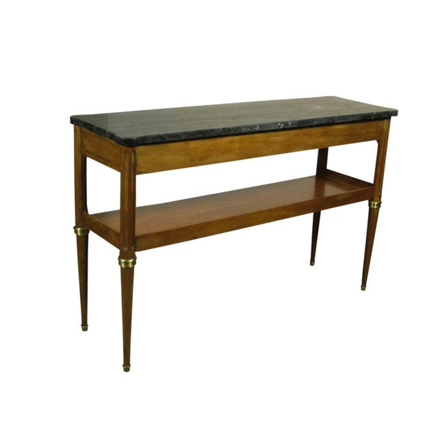1970s Neoclassical Console by Baker For Sale - Image 9 of 10