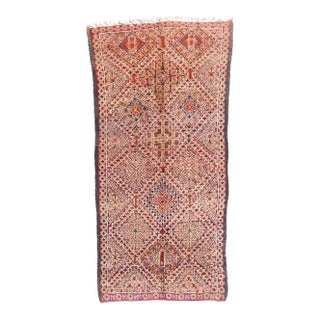 Vintage Beni M'Guild Zayne Moroccan Rug, 06'08 X 14'01 For Sale