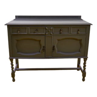 Vintage Rustic Sideboard in Wood For Sale