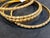 Contemporary Vintage Eternity Bangle Bracelet 21 Karat Yellow Gold 53 Grams, Set of 4 Churi For Sale - Image 3 of 18