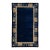Early 20th Century Designed Antique Peking Chinese Wool Rug in Navy Blue For Sale
