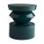 Arteriors Home Uma Accent Table, Lacquer Peacock Blue For Sale - Image 13 of 13